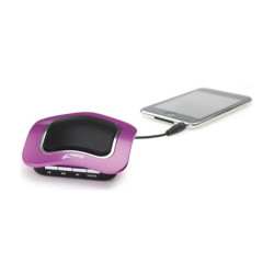 PARLANTE PORTABLE GENIUS SP I400 PURPLE LIQUIDACION