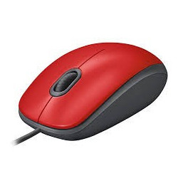 Mouse Logitech M110 Silencioso Usb rojo