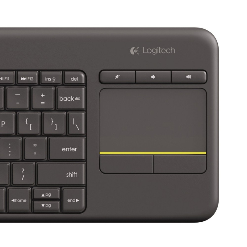 TECLADO LOGITECH K400 PLUS WIRELESS  TOUCH