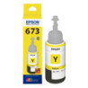 TINTA ORIGINAL EPSON T673 AMARILLA L800 805 810 850 1800