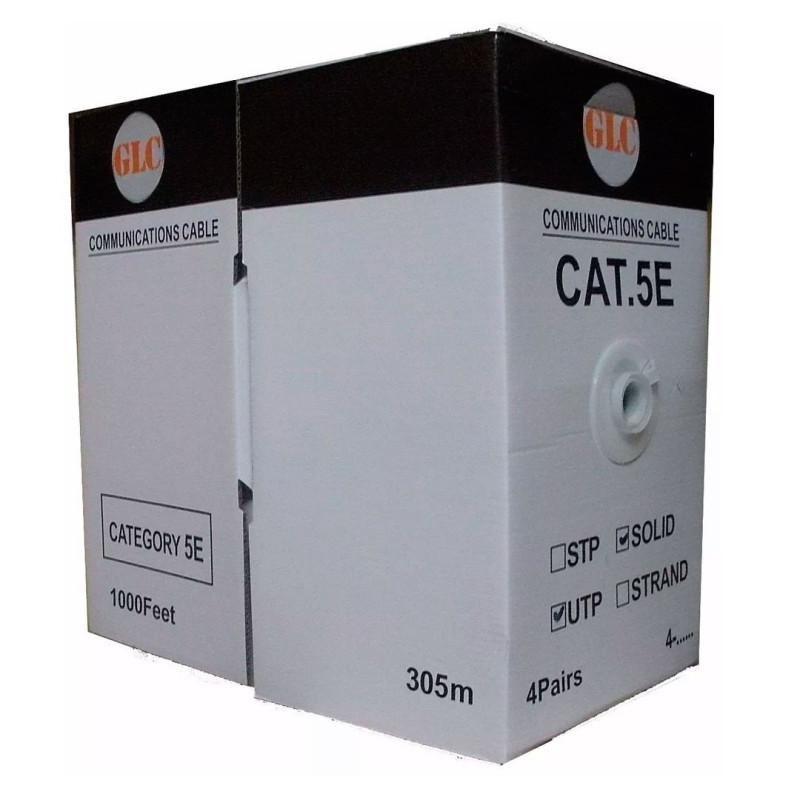 CABLE UTP CAT.5E GLC INTER/EXT MAX X 305MTS NEGRO