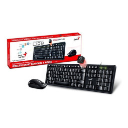 TECLADO+MOUSE GENIUS WIRELESS KM-8200 SMART BLACK