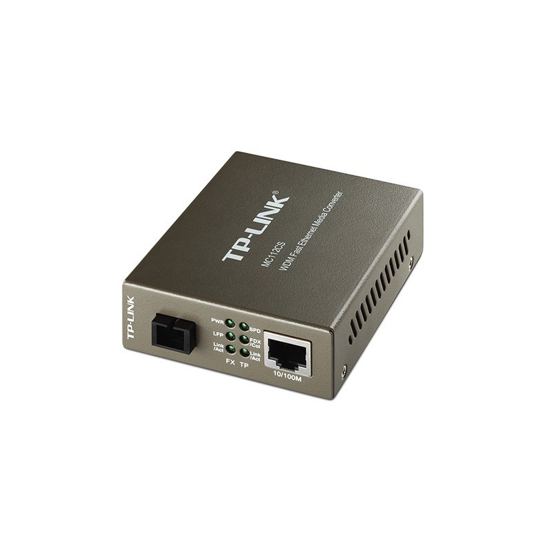 MEDIA CONVERTER TP-LINK MC112CS 10/100 SM SC 20KM