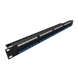 PATCHPANEL FURUKAWA 24P CAT.5E MULTILAN NEGRO