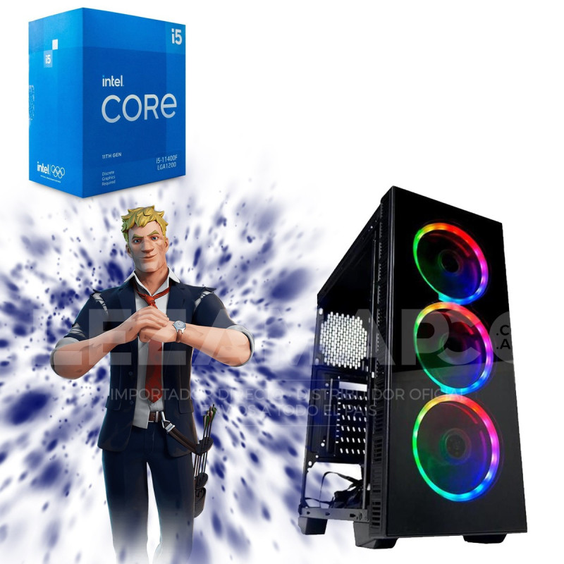 PC INTEL I5 11400F 8GB 1TB  WIFI GAB GAMER 11va Gen