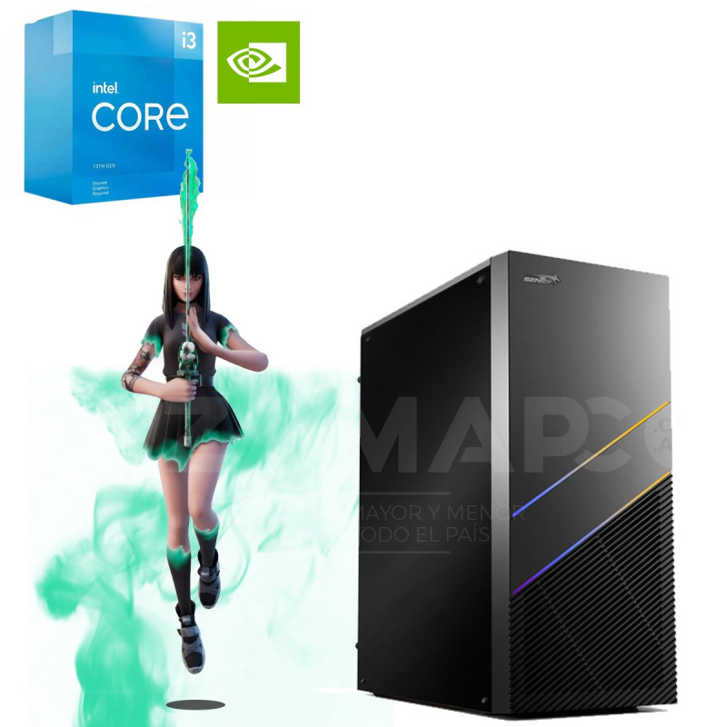 PC INTEL I3 10100F 8GB 1TB WIFI  10ma VGA 730 GAB GAMER