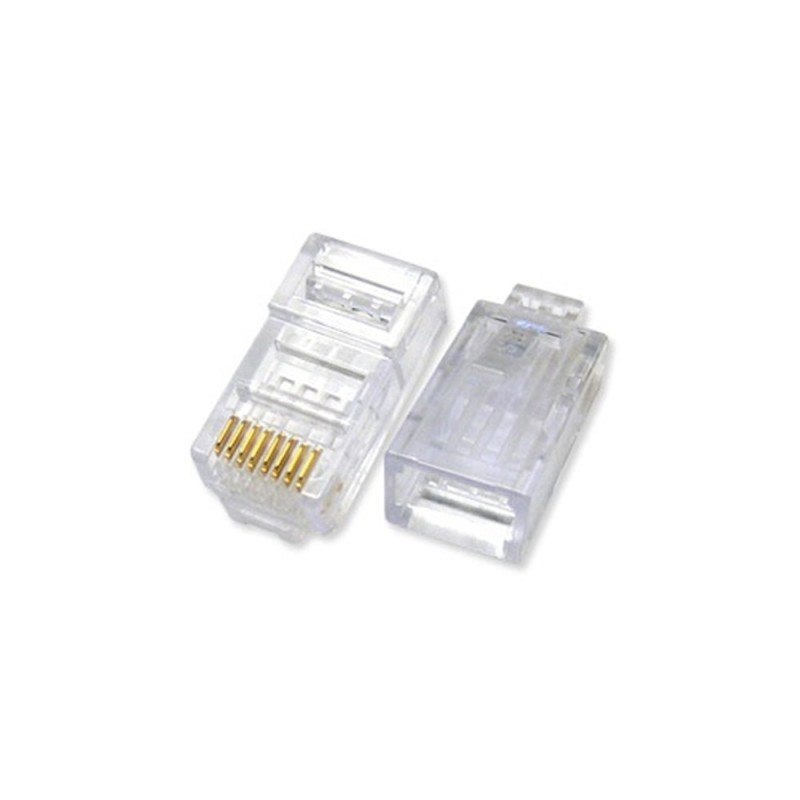 FICHA CONECTOR PLUG RJ45 GLC CAT.5E x100 UNID