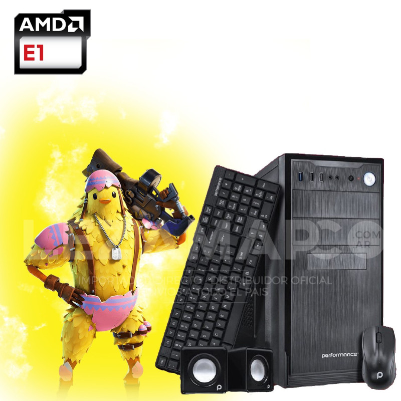 PC AMD E1 6010 4GB DDR3 120GB SSD