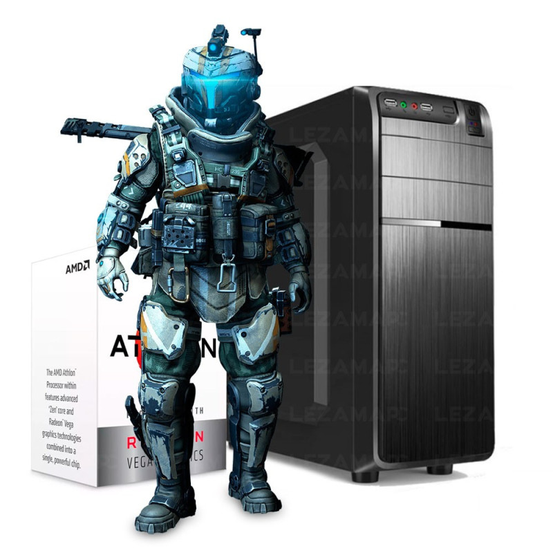 PC AMD ATHLON 3000G AM4 8GB DDR4 SSD 240GB WIFI