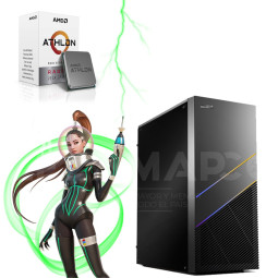 PC AMD ATHLON 3000G AM4 8GB DDR4 SSD 240GB WIFI GAB GAMER