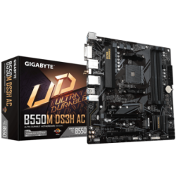 MOTHERBOARD GIGABYTE B550M DS3H AC SAM4 DDR4