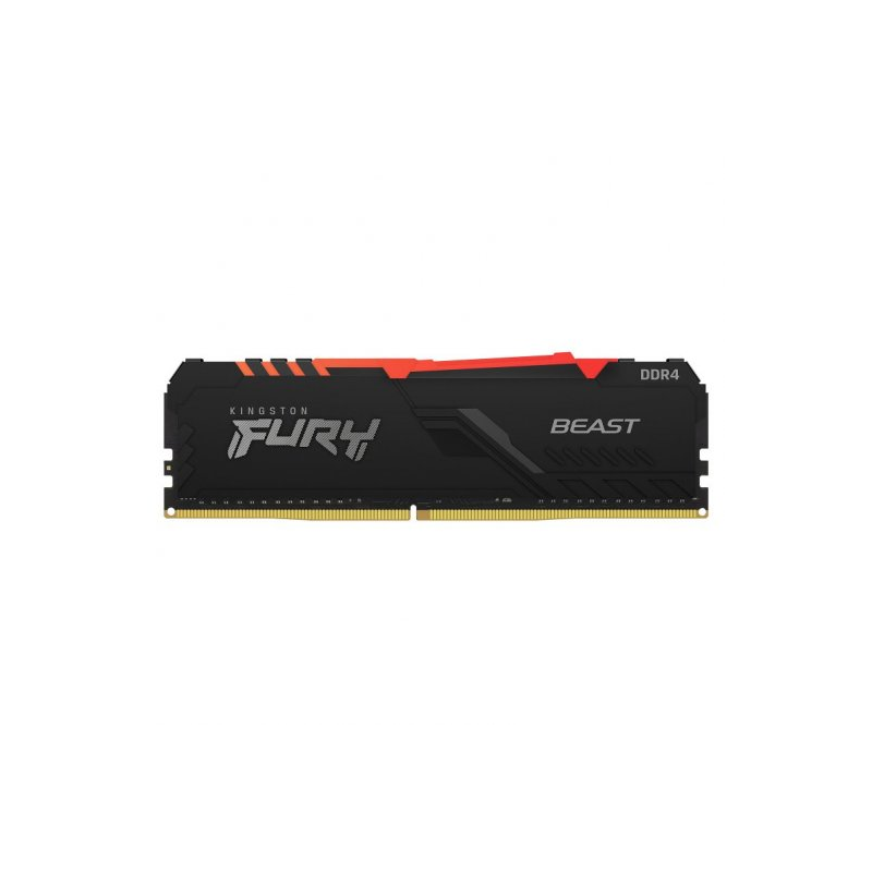 MEMORIA RAM KINGSTON DDR4 8GB 3600MHZ  FURY BEAST RGB