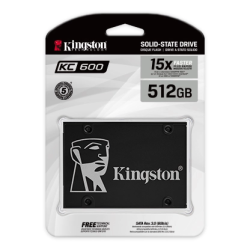 DISCO SSD KINGSTON KC600 512 GB 2.5" SATA 3 NAND 3D TLC