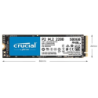 DISCO SSD CRUCIAL 500GB P2 M.2 2280 NVME 2300MB/S PCIE