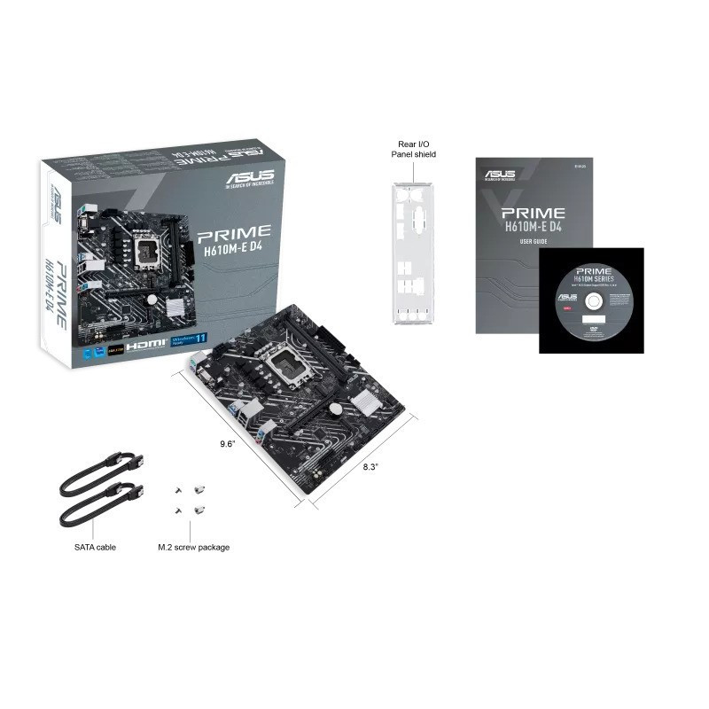 MOTHERBOARD ASUS S1700 PRIME H610M-E D4