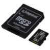 MEMORIA MICRO SD KINGSTON 128GB CLASE 10 100MBS