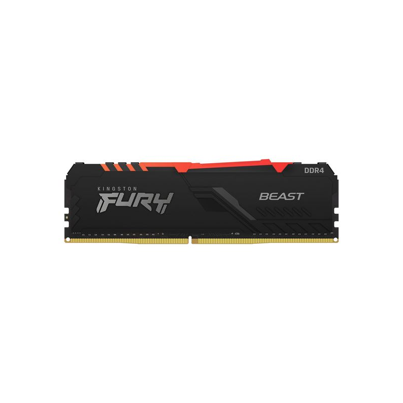 MEMORIA RAM KINGSTON DDR4 8GB 3600MHZ CL17 FURY BEAST RGB