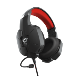 AURICULARES  TRUST GAMING GXT323 CARUS NEGRO