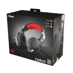 Auriculares Gaming   Trust GXT 322 Carus Negro