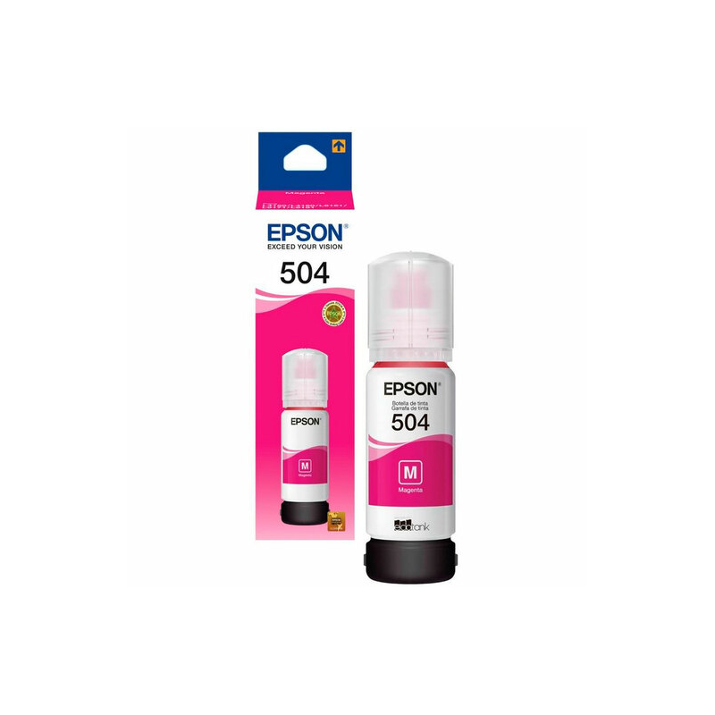 BOTELLA DE TINTA EPSON MAGENTA PARA T504