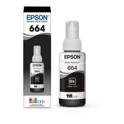 BOTELLA DE TINTA EPSON NEGRA PARA L200, L210 Y L355