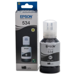 BOTELLA DE TINTA EPSON NEGRA PARA MONOCROMÁTICAS T534