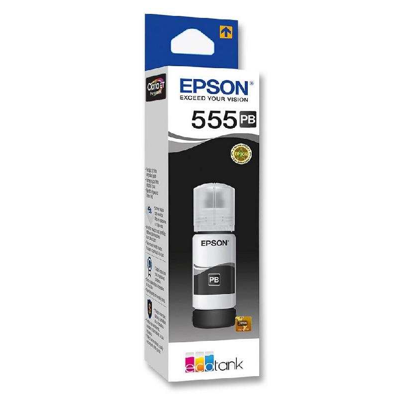 BOTELLA EPSON T555120-AL NEGRO FOTO P/L8160/L8180