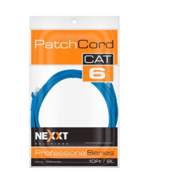 CABLE NEXXT PATCH CORD CAT 6 3M AZUL
