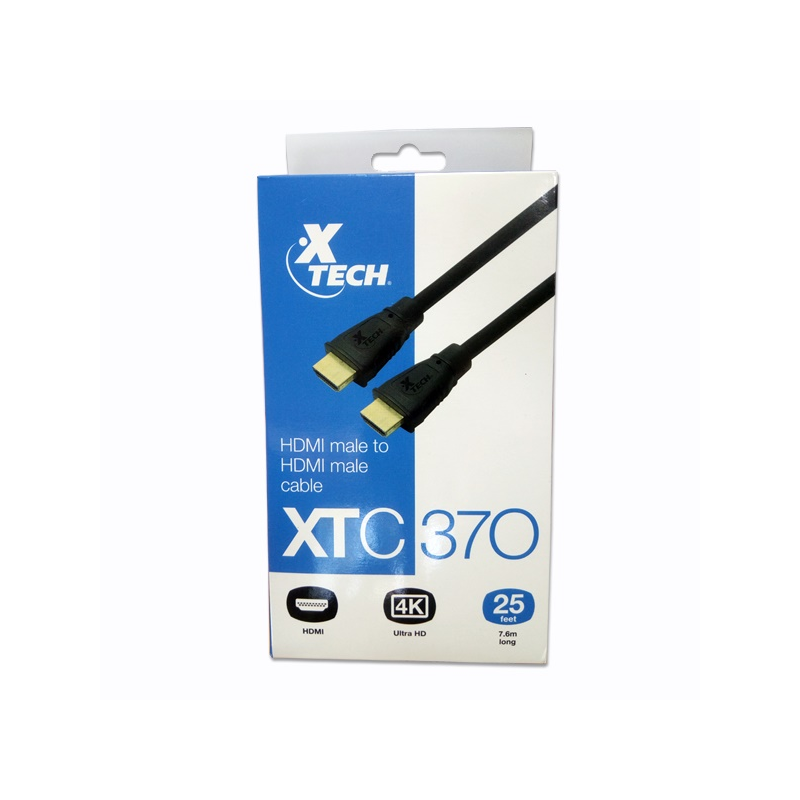 CABLE XTECH HDMI MACHO A HDMI MACHO 7.6M