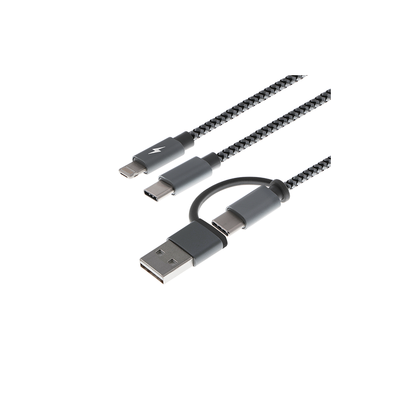 CABLE XTECH MULTIFUNCIONAL PARA CARGA 5 EN 1