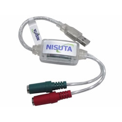 CONVERSOR DE USB A AUDIO 2.1 NISUTA