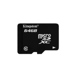 MEMORIA MICRO SD KINGSTON 64GB CLASE 10