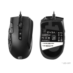 MOUSE EVGA GAMER X15 GAMING 8K MOUSE NEGRO