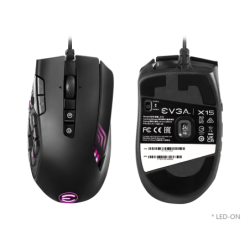 MOUSE EVGA GAMER X15 GAMING 8K MOUSE NEGRO