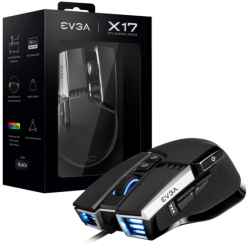 MOUSE EVGA GAMER X17 GAMING MOUSE BLACK