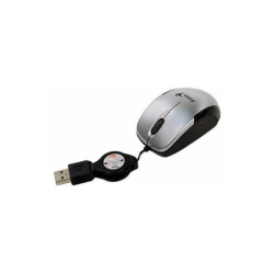 MOUSE GENIUS MICRO TRAVELER RETRÁCTIL V2 USB PLATA