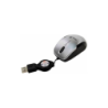 MOUSE GENIUS MICRO TRAVELER RETRÁCTIL V2 USB PLATA