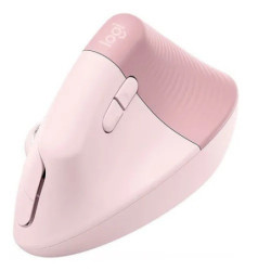 Mouse Inalámbrico Logitech Lift Rosa vertical