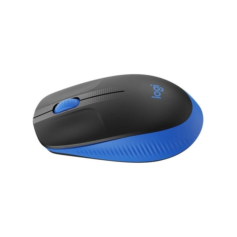 MOUSE INALÁMBRICO LOGITECH M190 AZUL Y NEGRO