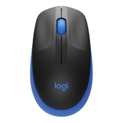 MOUSE INALÁMBRICO LOGITECH M190 AZUL Y NEGRO