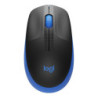 MOUSE INALÁMBRICO LOGITECH M190 AZUL Y NEGRO