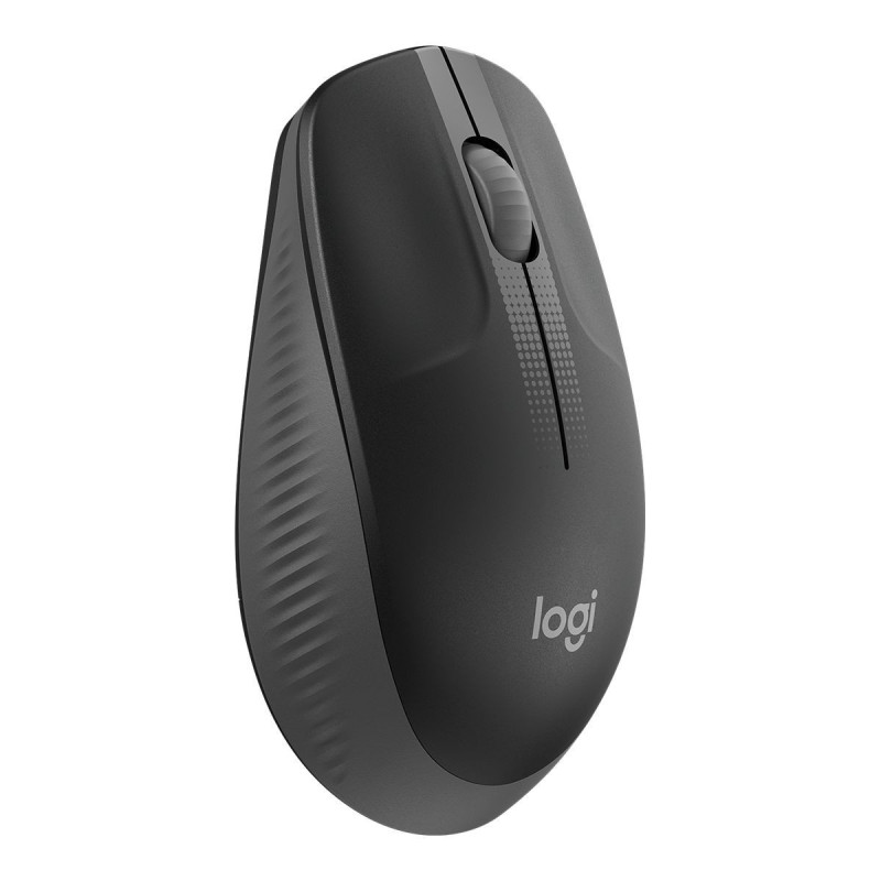 MOUSE INALÁMBRICO LOGITECH M190 GRIS Y NEGRO