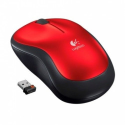 MOUSE INALÁMBRICO M185 ROJO - LOGITECH