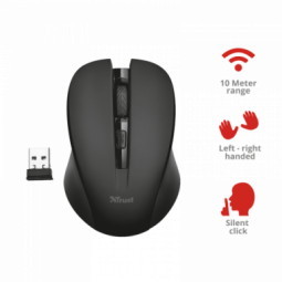 Mouse Inalámbrico Trust Mydo Silencioso