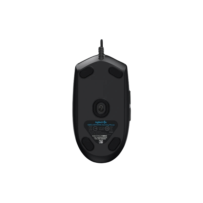 MOUSE LOGITECH G203 GAMING LIGHTSYNC NEGRO