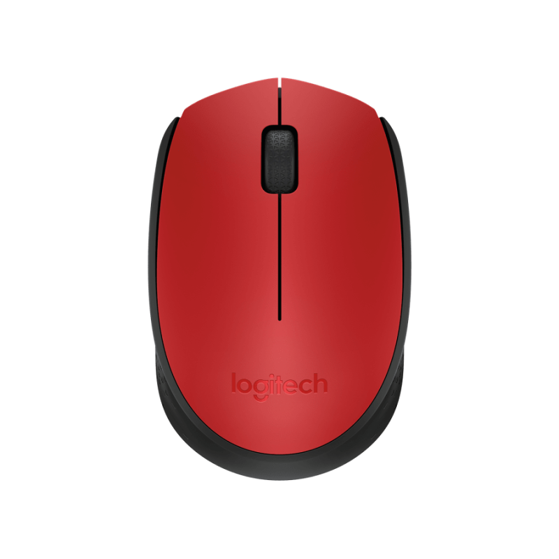 MOUSE LOGITECH INALÁMBRICO M170 ROJO