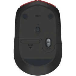 MOUSE LOGITECH INALÁMBRICO M170 ROJO