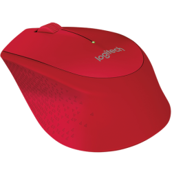 MOUSE LOGITECH INALÁMBRICO M280 ROJO