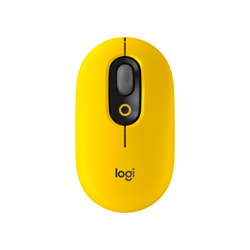 Mouse Logitech wireless POP Black/Yelow 910-006549