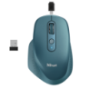 MOUSE TRUST INALÁMBRICO RECARGABLE OZAA AZUL